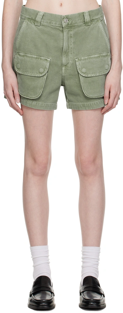 Agolde Vida Short In Green ModeSens