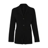 Totême Slim Linen Blazer In Black