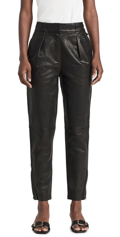 Iro Jalil Leather Pants In Black