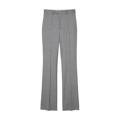 Bite Studios Moreau Responsible-wool Straight-leg Trousers In Grey_melange