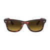 RAY BAN ORIGINAL WAYFARER CHROMANCE SQUARE SUNGLASSES