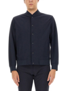 Theory Murphy Precision Bomber Jacket In Blue