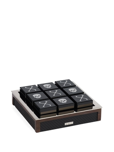 Ralph Lauren Black Sutton Carbon Tic-tac-toe Game In Schwarz