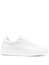 LANVIN WHITE DDB0 LEATHER SNEAKERS,FWSKDK0AGOTEA2320588867