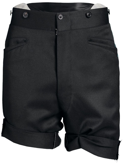 Maison Margiela Anonymity Of The Lining High-waisted Shorts In Black