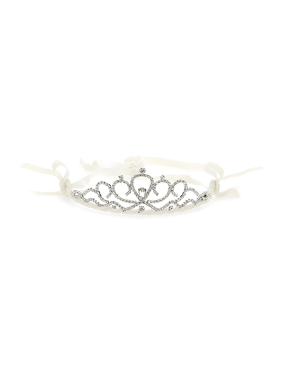 Monnalisa Kids'   Hair Tiara In Ecru