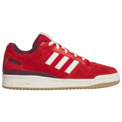 Adidas Originals Mens Adidas Forum Low Cl In Off White/red/tan