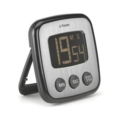 Polder Digital Kitchen Timer In Black