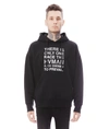 Hvman Graphic Pullover Hoodie In Black