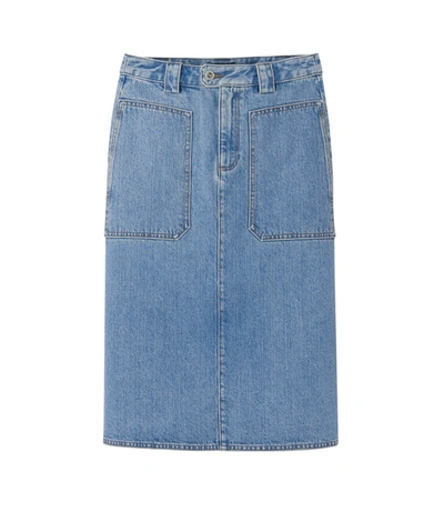 A.p.c. Nevada Skirt In Blue