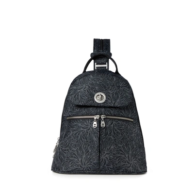 Baggallini Naples Convertible Backpack In Midnight Blossom Print