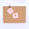 Multitasky Standing Cork Bulletin Board In Gold