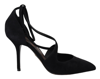 DOLCE & GABBANA Dolce & Gabbana Suede Ankle Strap Pumps Heels Women's Shoes