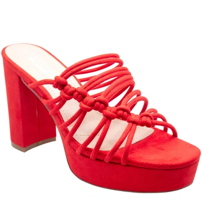 Charles By Charles David Meadow Sandals In Red