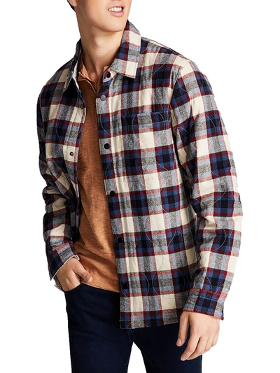 And Now This Mens Cotton Plaid Shirt Jacket In Multi