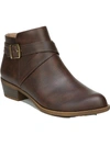 LIFESTRIDE ALLY WOMENS CUSHIONED FOOTBED ROUND TOE ANKLE BOOTS