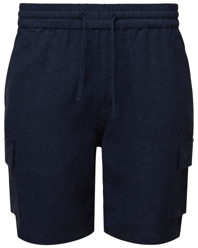 Onia Men's 6-inch Air Linen Shorts In Blue