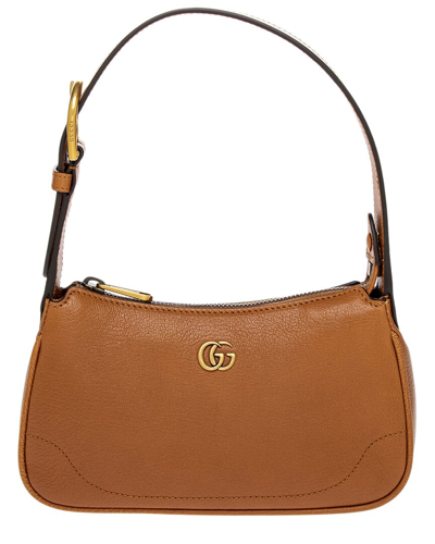 Gucci Aphrodite Shoulder Bag In Brown