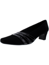 Easy Street Entice Womens Faux Leather Square Toe Dress Pumps In Multi
