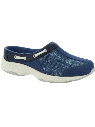 Easy Spirit Women's Travelport Round Toe Casual Slip-on Mules Women's Shoes In Blue