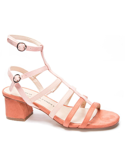 Chinese Laundry Monroe Womens Ankle Strap Open Toe Strappy Sandals In Pink