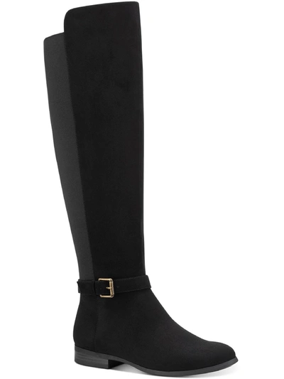 Style & Co Kimmball Womens Wide Calf Tall Knee-high Boots In Black