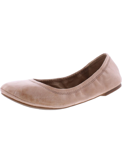 Lucky Brand Emmie Womens Leather Round-toe Ballet Flats In Multi