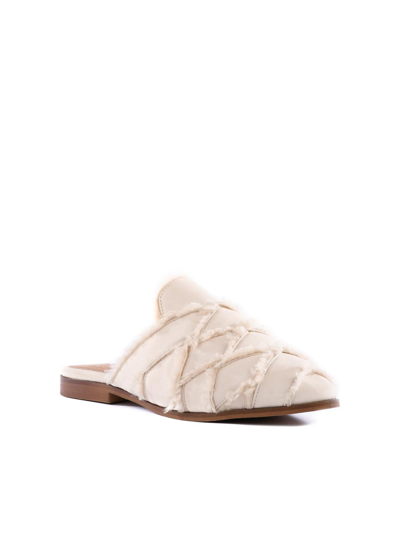 Seychelles Survival Cozy Womens Leather Slip On Mules In White