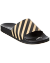 Off-white Diag Rubber Slides In Black