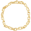 Pompeii3 Men's Link 14k Gold (34gram) Or Platinum (55gram) 6mm Bracelet 8.5" In Silver