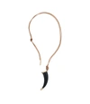 Apc Brown Roadie Necklace In Black
