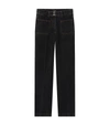 Apc Nikki High-rise Straight-leg Jeans In Black