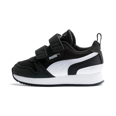 Puma Babies' R78 Toddler Shoes In Black- White