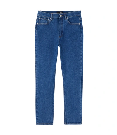 Apc New Moulant Jeans In Blue
