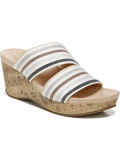 Lifestride Divine Womens Wedge Sandals In Beige