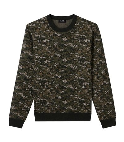 A.p.c. Clément Sweater In Green