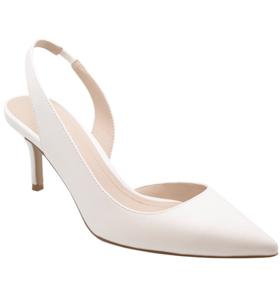 Charles By Charles David Aliby Pointed Toe Pump In White