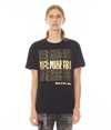 Cult Of Individuality Short Sleeve Crew Neck Tee "50% Miss You" In Black