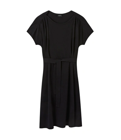 Apc Eugenie Dress In Black