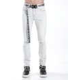 Hvman Strat Belted Super Skinny Jeans In Multi