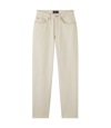 Apc High Rise Wide-leg Jeans In Beige