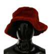 DOLCE & GABBANA Dolce & Gabbana Fur Wide Brim Bucket Women's Hat
