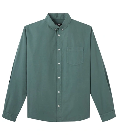 Apc Edouard Shirt In Green