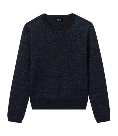 Apc Althea Sweater In Blue