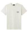 Apc A.p.c. Raymond T Shirt With Embroidered Logo In White