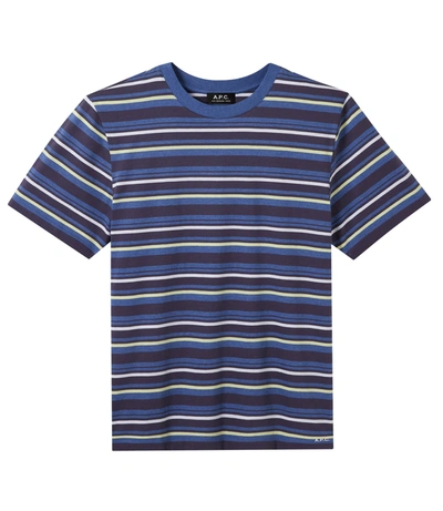 A.p.c. Maxime T-shirt In Blue