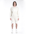 Hvman Logo Crewneck Sweatshirt In White