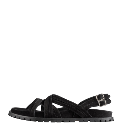 Apc Elena Sandals In Black