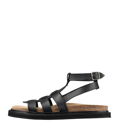 A.p.c. Lise Sandals In Black