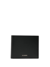 JIL SANDER BI-FOLD LOGO-DEBOSSED WALLET